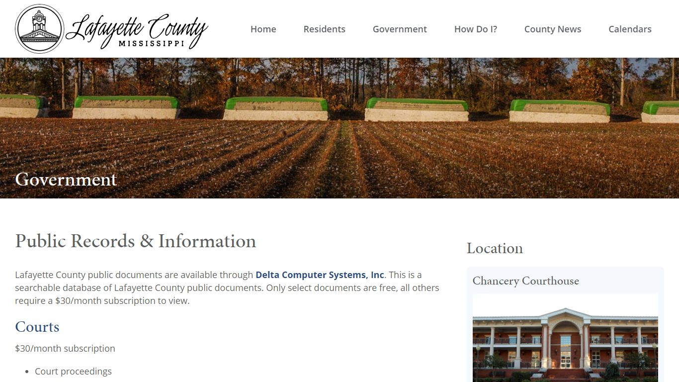 Public Records & Information - Lafayette County